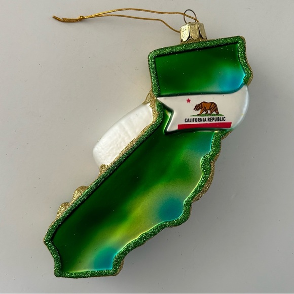 Kurt Adler Noble Gems California Cityscape Glass Ornament, NEW in Package - Picture 5 of 6